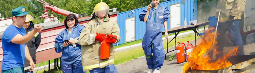 Teambuilding Firefighter Training in St. Petersburg, Russia